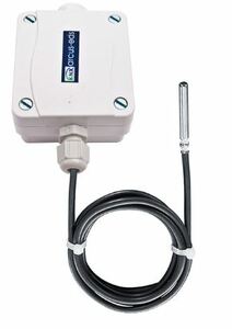 Sensor temperatura KNX, SK10-TC-HTF PVC, con sonda, cable flexible de PVC, exterior, empotrable, Ref. 30511002