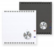Sensor humedad / temperatura KNX, SK30-TTHC-R ultra dark grey, 2 entradas, libre potencial, con entrada de sonda temperatura, PT1000, gris oscuro, Ref. 30541352