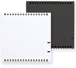 Sensor CO2 / humedad / temperatura KNX, SK30-TTHC-CO2 white, 2 entradas, libre potencial, con entrada de sonda temperatura, PT1000, blanco, Ref. 30542361