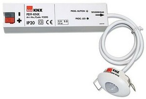 Detector de presencia KNX mini con acoplador de bus integrado LUXOMAT®net PD9-KNX-FT