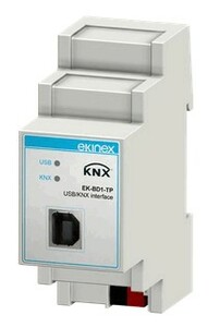 Interfaz de programación KNX USB, carril DIN, Ref. EK-BD1-TP