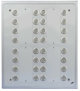 Pulsador KNX  32 botones con led, cuerpo de aluminio