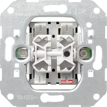 Base interruptor basculante mecanismo universal 1 tecla, 10A, Ref. 0105 00