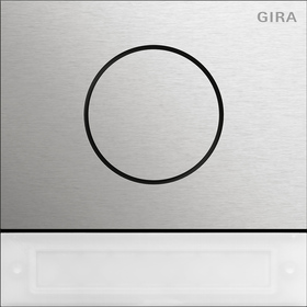 Botones de llamada Sistema Gira106 Acero inox