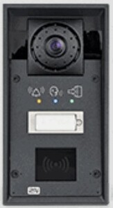 2N® IP Force - 1 botón & cámara HD & pictogramas & lector de tarjetas &  altavoz 10 W