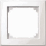 Marco simple, serie M-SMART, blanco ártico brillante, Ref. 478125