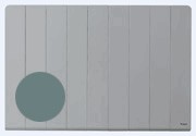 RADIADOR ELÉCTRICO KNX, Línea M, 1000W, montaje horizontal, gris ardilla