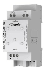 Adaptador de persianas ac/dc para un canal, Ref. ZAC-SHUC1C