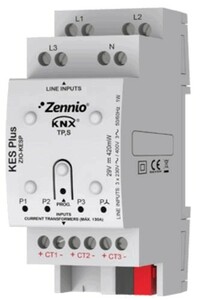 Contador de energia KNX, para corriente monofásica / trifásica, Ref. ZIO-KESP