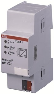Interfaz para contadores, carril DIN, para contadores de consumo energético convencionales de las series DELTAplus, DELTAsingle, ODIN y ODINsingle de ABB