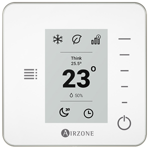 Airzone, Cable / termostato. Termostato cable monocromo airzone think blanco 8z (ce6), Ref. AZCE6THINKCB