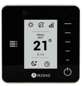 Airzone, Cable / termostato. Termostato cable monocromo airzone think negro 32z (di6), Ref. AZDI6THINKCN