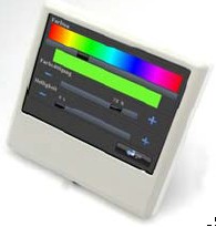 Controlador de estancias KNX, con pantalla tactil, 3 - 3.9", Touch_IT C3  AW, con display, aluminio / blanco alpino, Ref. 22310201
