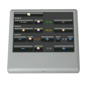 Controlador de estancias KNX, con pantalla tactil, Touch_IT-V-C3 AE, con display, aluminium eloxiert , Ref. 22410200
