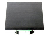 Sensor humedad / temperatura / VOC KNX, Neo-THC-VOC-AQB, cuadrado, aluminio cepillado negro, Ref. 30533564