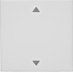 Tecla (con símbolos de flechas) para módulo transmisor de pared EnOcean S.1/B.3/B.7, blanco polar brillante