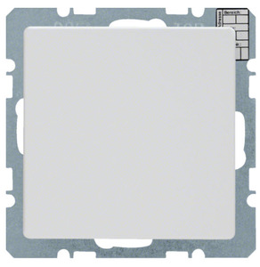 Sensor KNX para CO², humedad y regulación de temperatura con BCU integrada para gamas Berker Q.1/Q.3, blanco polar aterciopelado