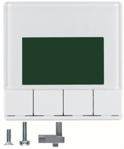 Info display KNX - Berker Q.1/Q.3, blanco polar aterciopelado, lacado
