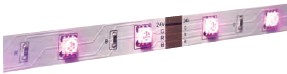 Tira de LEDS de voltaje constante IP20, 7.2 W/m, ambar, 1 metro, pedido mínimo 5 metros