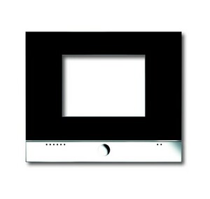 MARCO NEGRO-CROMO PARA PANTALLA TÁCTIL, Ref. 6136/10
