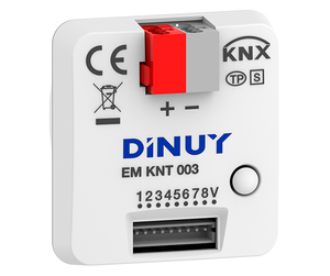 Interfaz de pulsadores KNX, 8 entradas, libre potencial, Ref. EM KNT 003