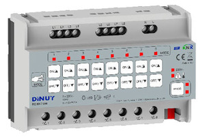 ACTUADOR DE REGULACIÓN RLC+LED DE 8 CANALES 250W KNX, Ref. RE KNT 008