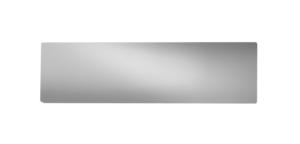 DoorBird Nameplate, unengraved D21x Acero inoxidable V4A, pulido de alto brillo, recubrimiento PVD con acabado de cromo