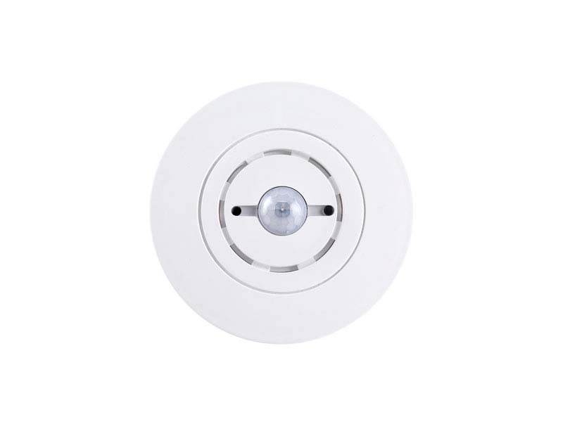 DETECTOR DE PRESENCIA KNX MULTISENSOR - CONTROL DE ILUMINACIÓN, TEMPERATURA, HUMEDAD, SENSOR DE SONIDO - BLANCO, Ref. PD00E02KNX
