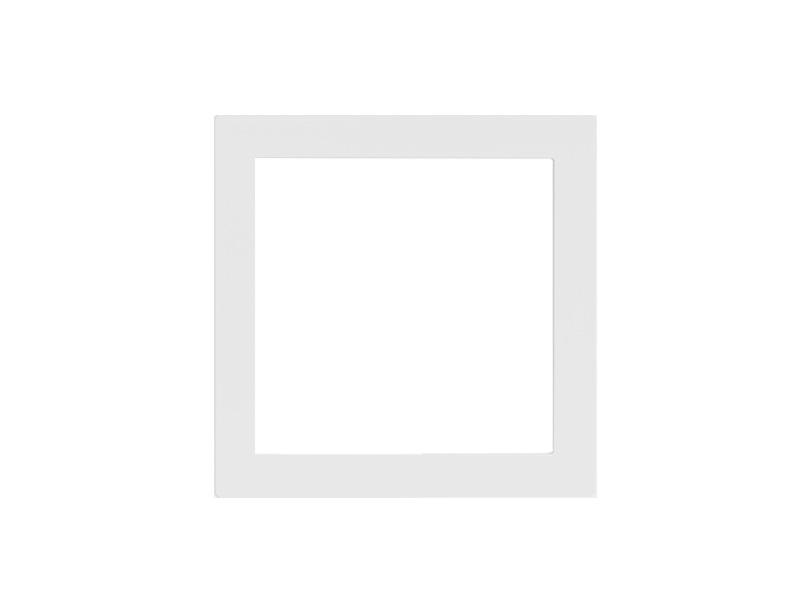 COVER FRAME 71 - PLASTIC LITE - WHITE, Ref. PO71A01RP-1