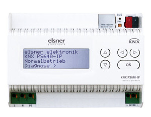 Interfaz de programación KNXnet/IP router, KNX PS640-IP, con fuente de alimentación, 640mA, Ref. 70142