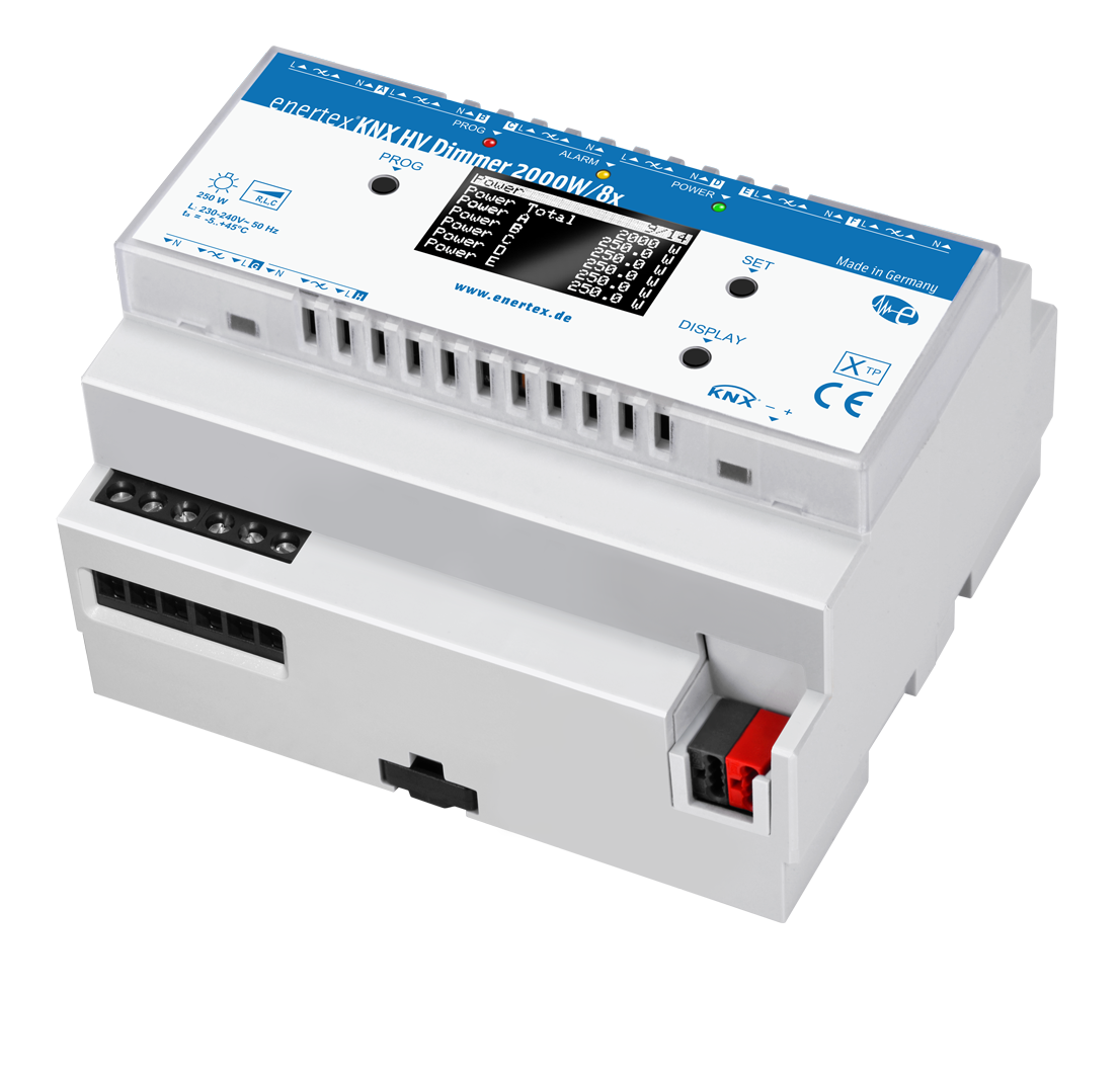 Enertex® KNX HV Dimmer 2000W8x, Ref. 1176-08