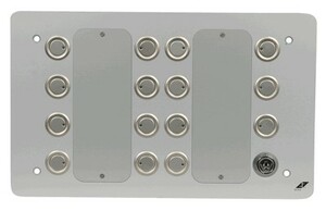Pulsador 15 botones / 1 llave proteccion / LED