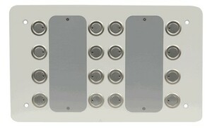 Pulsador 16 botones / LED, Ref. KNX-TAB 16 APAL