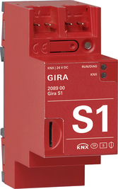 Interfaz de datos para KNX Gira S1, carril DIN