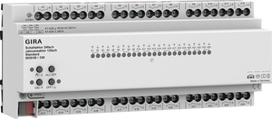 Actuador multifunción KNX secure, conmutación / persianas, 24 salidas binarias / 12 canales persianas, 16A, 140µF C-load, carril DIN, serie Standard, Ref. 5030 00