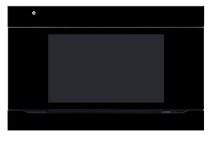 Marco para pantalla táctil, 7" pulgadas, serie Interra 4, negro acrilico, Ref. ITR107-0202