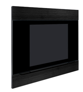 Marco para pantalla táctil, 10.1" pulgadas, serie Interra 4, aluminio negro, Ref. ITR110-0204