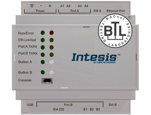  Modbus TCP & RTU Master a pasarela BACnet IP & MS/TP Server - 100 points, Ref. INBACMBM1000000