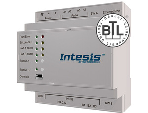 Modbus TCP & RTU Master a pasarela BACnet IP & MS/TP Server - 1200 points, Ref. INBACMBM1K20000