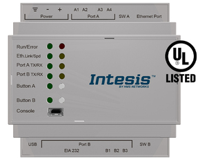  Modbus TCP & RTU Master a pasarela KNX TP Gateway - 600 points, Ref. INKNXMBM6000000
