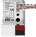Interfaz de pulsadores KNX, 4 entradas, libre potencial, empotrable para caja de mecanismos, color, Ref. 2076-4 T