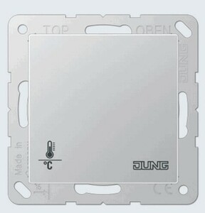 Controlador PI clima KNX. A aluminio, Ref. A 2178 ORTS AL