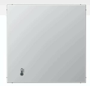 Controlador PI clima KNX. LS aluminio, Ref. AL 2178 ORTS