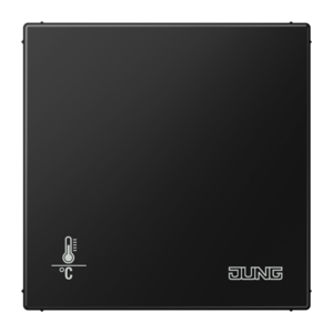 Controlador PI clima KNX. LS negro mate, Ref. LS2178ORTSSWM