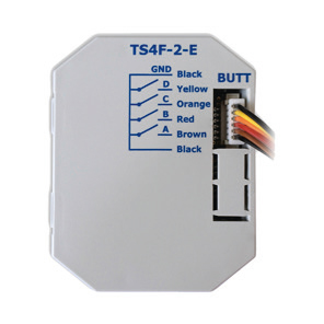 KNX Secure push button interface 4 fold, with separate wire connectors, Ref. 79880 SEC