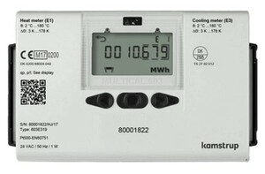 Calorímetro de calor KNX, Kamstrup, Qn=100m³/h, DN100, Ref. 84816