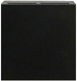 Sensor de humedad y temperatura empotrable, antracita, SERIE EXCLUSIV 55, Ref. 87196SEC-AZ