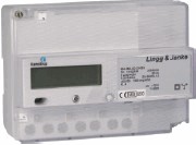 Contador Energía Activa y Reactiva Trifásico KNX carril DIN, Medición directa, 4 cuadrantes, Multitarifa, Graphic, 0,25-5 (85A) 50HZ, 3 X 230V / 400V, Ref. 87744