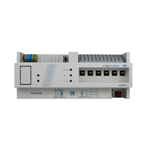 KNX Secure switching actuator 6 fold, C load, with KNX PSU  12 TE; 16A 250 VAC, C-Last 200µF, Ref. 89212SEC