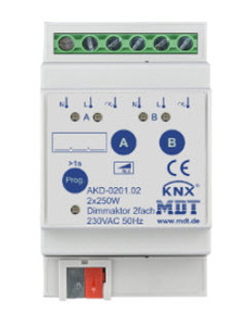 Actuador Teledimmer Universal LED Jung KNX - 4 Vías, Para Sistemas De Domótica, Color Multicolor